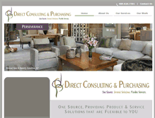 Tablet Screenshot of directconsultingandpurchasing.com